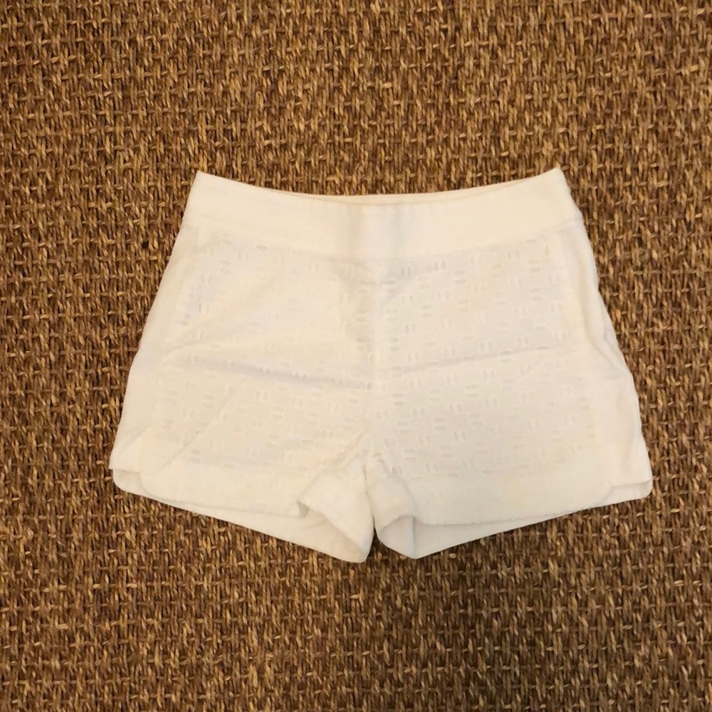 J Crew Eyelet Shorts sz 0